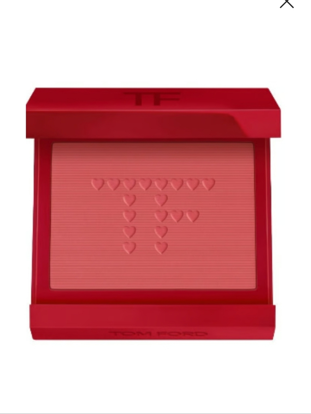 Tom Ford - 01 FIRST BLUSH Creme BLUSH w/mirrored Compact In Velvet POUCH - NIB